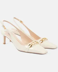 Tom Ford Pumps slingback Whitney in vernice Bianco