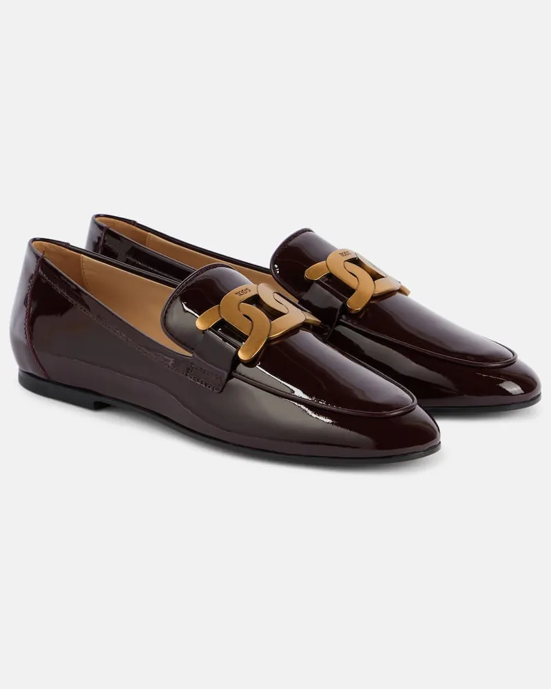 TOD'S Mocassini Kate in vernice Borgogna
