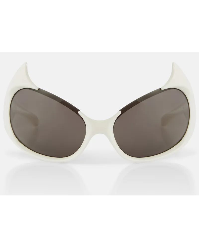 Balenciaga Occhiali da sole Gotham Cat Bianco