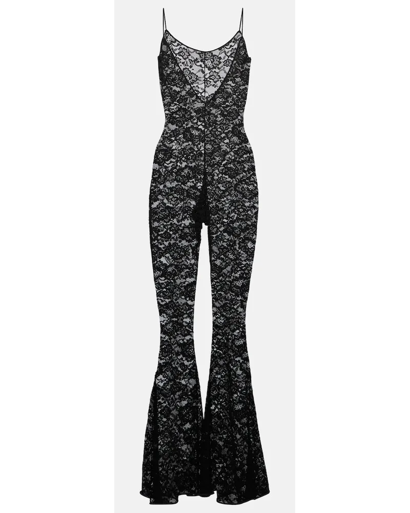 Oséree Oséree Jumpsuit O-Lover in pizzo Nero
