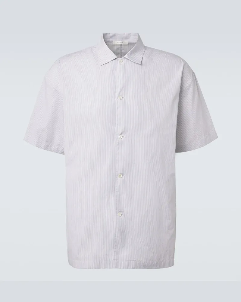 The Row Camicia Palone in cotone a righe Bianco