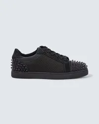 Christian Louboutin Sneakers Seavaste 2 Orlato in pelle e nylon Nero