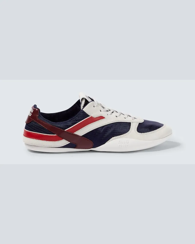 Miu Miu Sneakers Gymnasium con pelle Multicolore