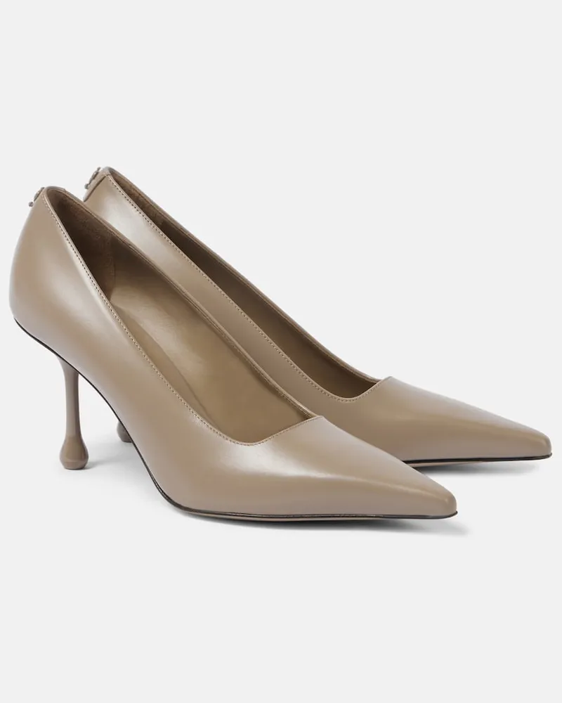 Jimmy Choo Pumps Ixia 80 in pelle Beige