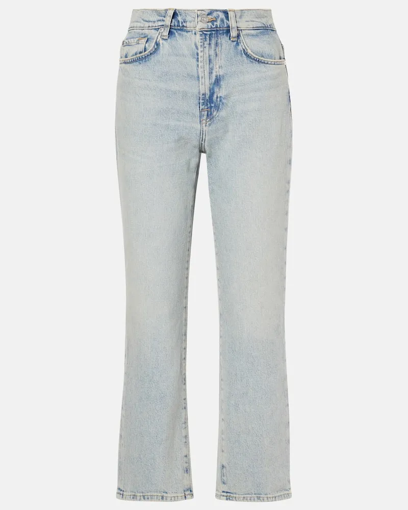 7 for all mankind Jeans regular a vita alta Blu