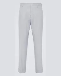 Dries van Noten Pantaloni chino Philip in cotone Blu