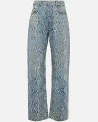 SPORTMAX Jeans regular Diego con stampa Blu