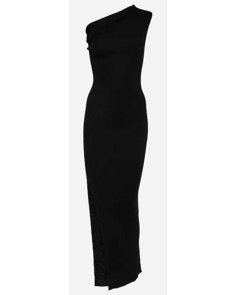 Rick Owens Abito lungo Athena in lana vergine Nero