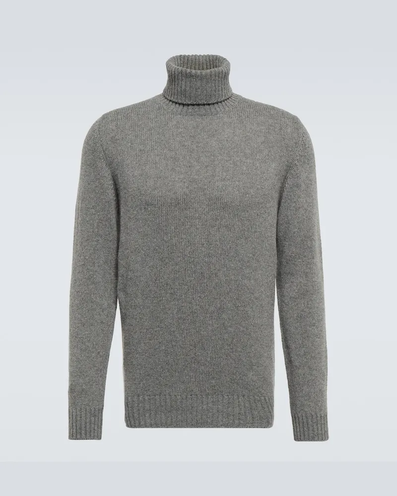 Loro Piana Pullover dolcevita in cashmere Grigio