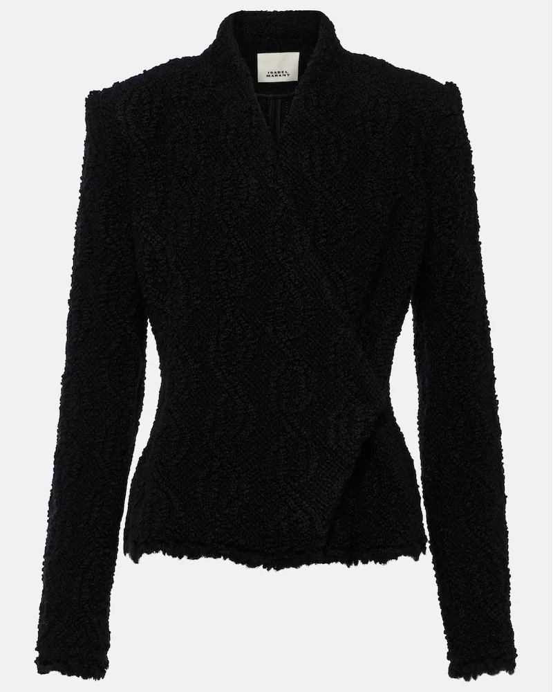 Isabel Marant Giacca Loyana in misto lana Bianco