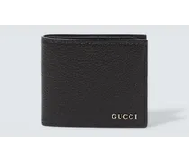 Gucci Portafoglio in pelle con logo Nero