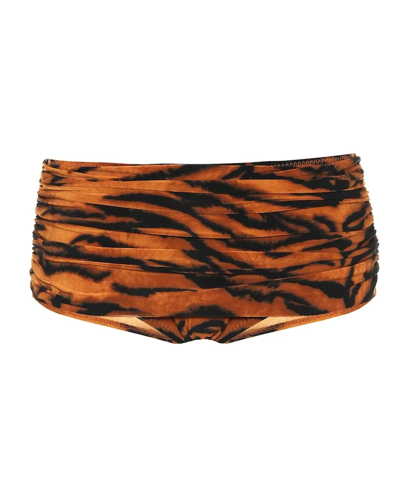 Norma Kamali Slip bikini Bill a stampa tigre Arancione