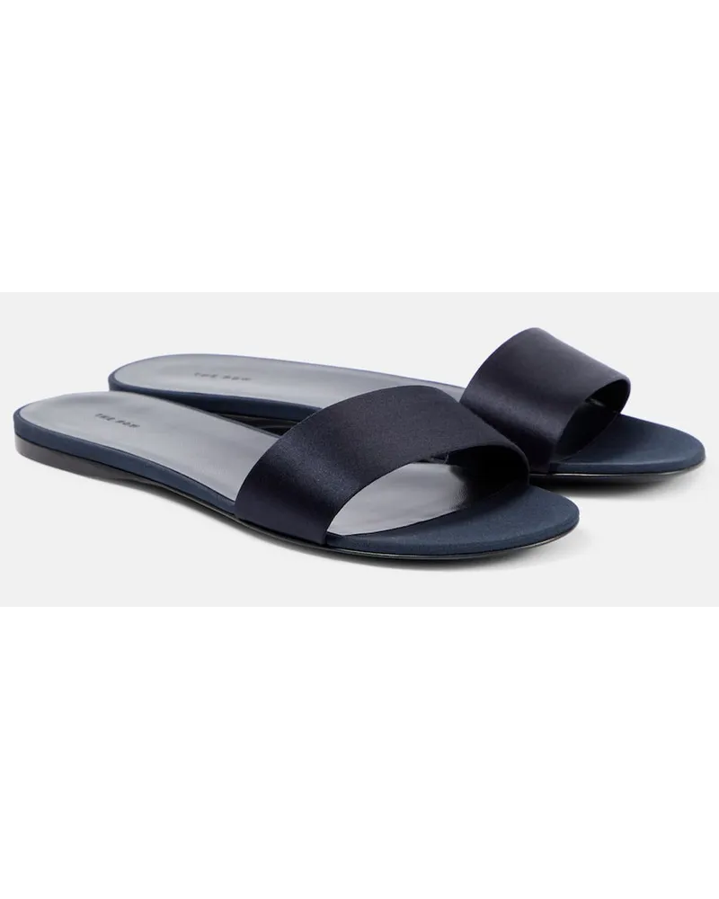 The Row Sandali Combo in raso Blu