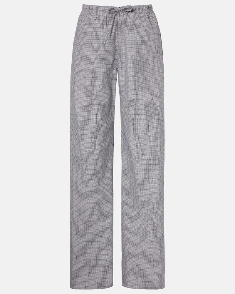 Róhe RÃ³he Pantaloni pigiama in misto cotone Grigio