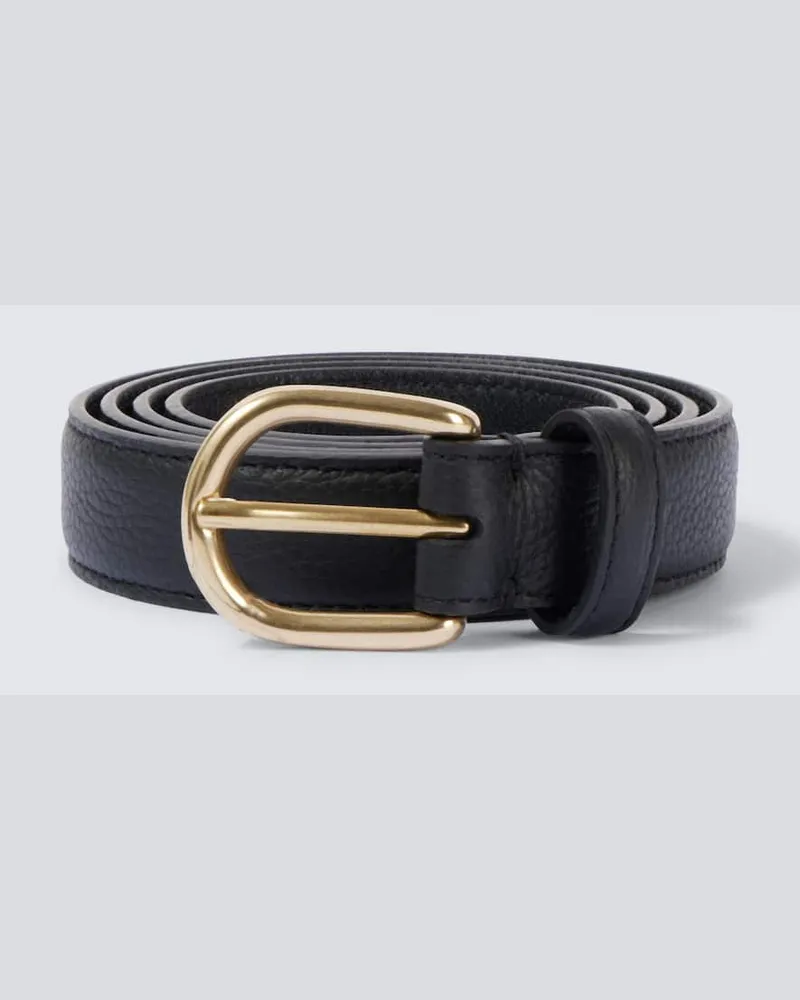 SAMAN AMEL Cintura Cardon in pelle Nero