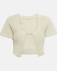 Jacquemus Cardigan cropped Neve Bianco