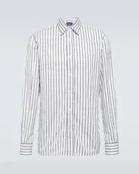 Ralph Lauren Camicia in cotone a righe Bianco