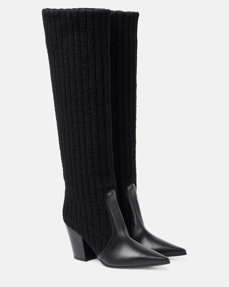 Gianvito Rossi Stivali con pelle Nero