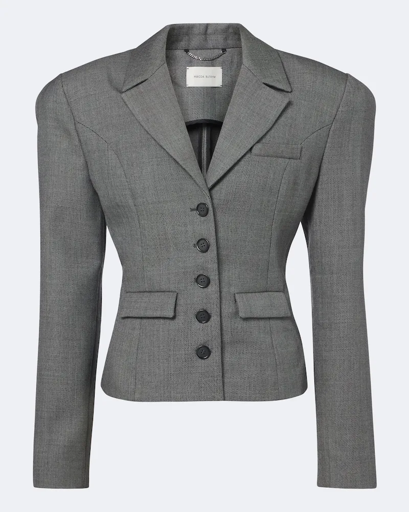 Magda Butrym Giacca in lana Grigio