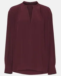 Joseph Blusa Blondel in seta Rosso