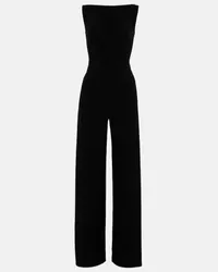 Norma Kamali Jumpsuit in jersey a gamba larga Nero