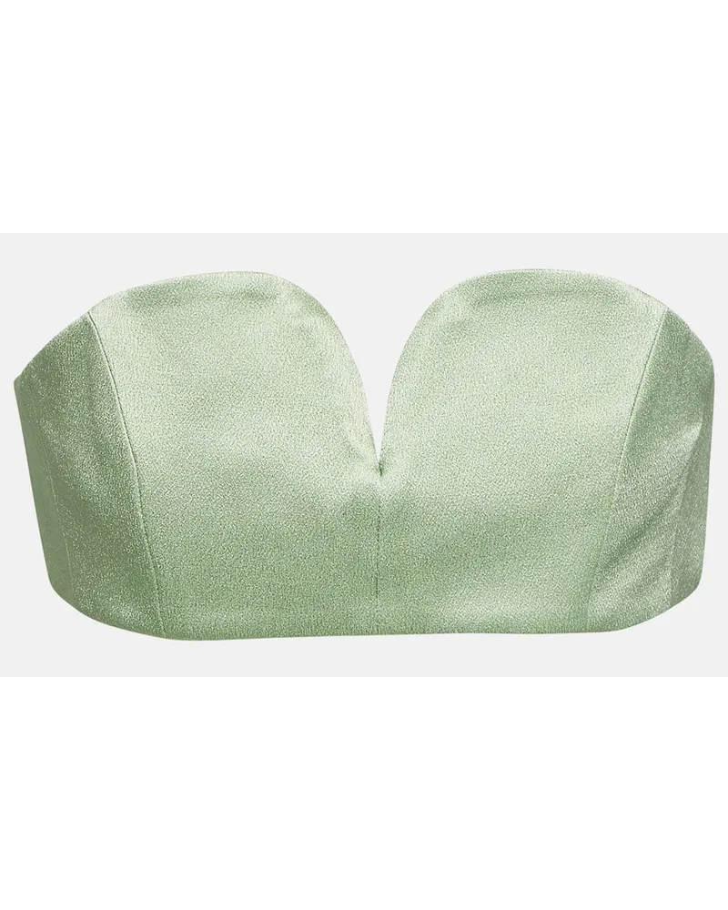 Blazé Milano BlazÃ© Milano Reggiseno a fascia Clyde in raso Verde