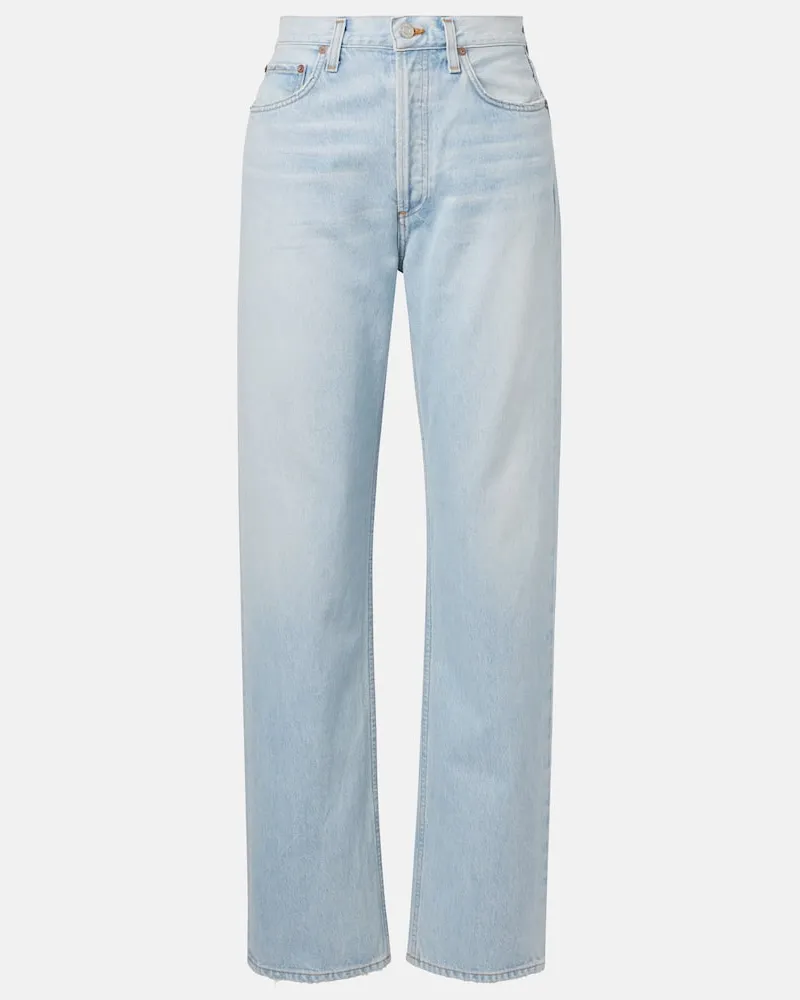 AGOLDE Jeans regular Kelly a vita alta Blu