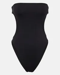 Saint Laurent Costume intero con cut-out Nero