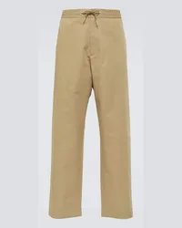 Moncler Pantaloni chino in cotone Neutro