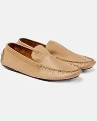 The Row Mocassini Lucca in pelle Beige