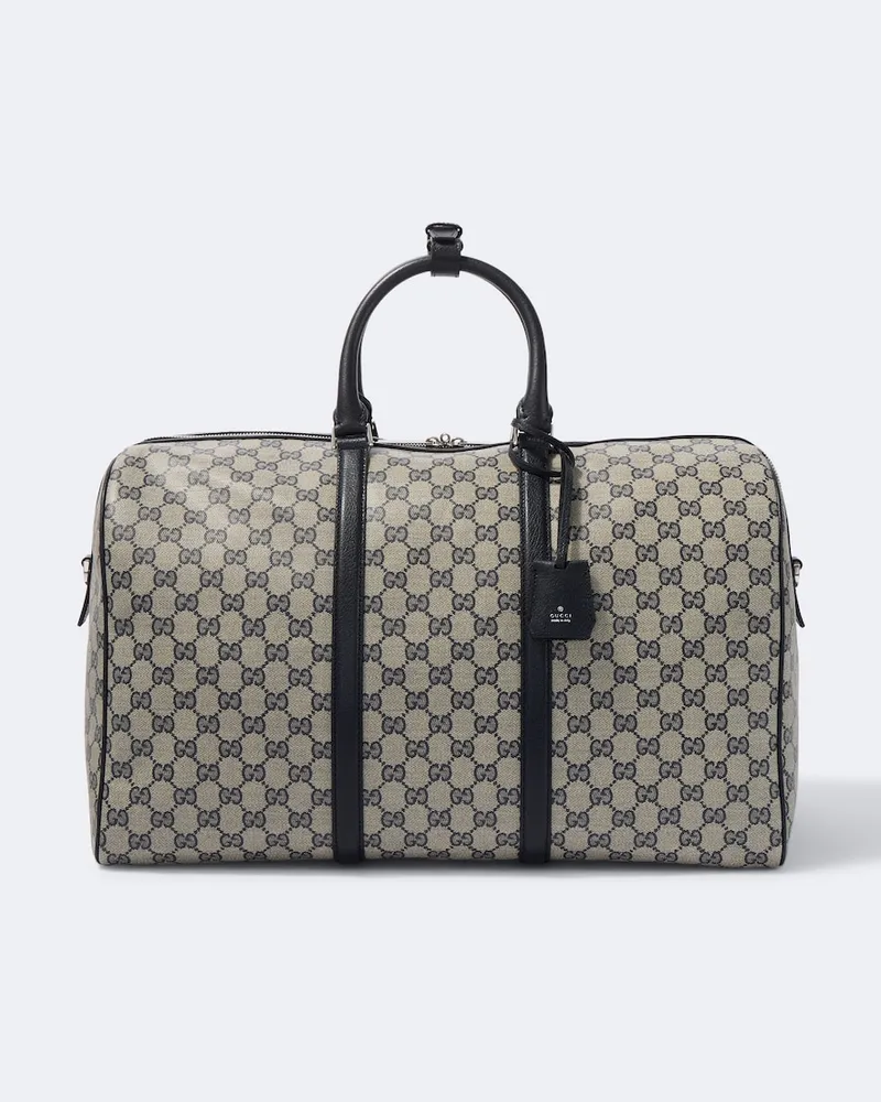 Gucci Borsa da viaggio Gucci Essence Medium in canvas GG Blu