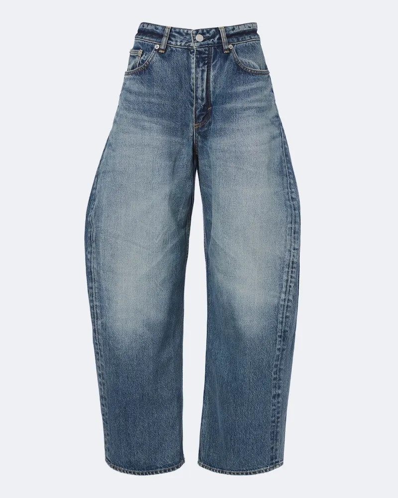 Alaïa Alaïa Jeans barrel Blu