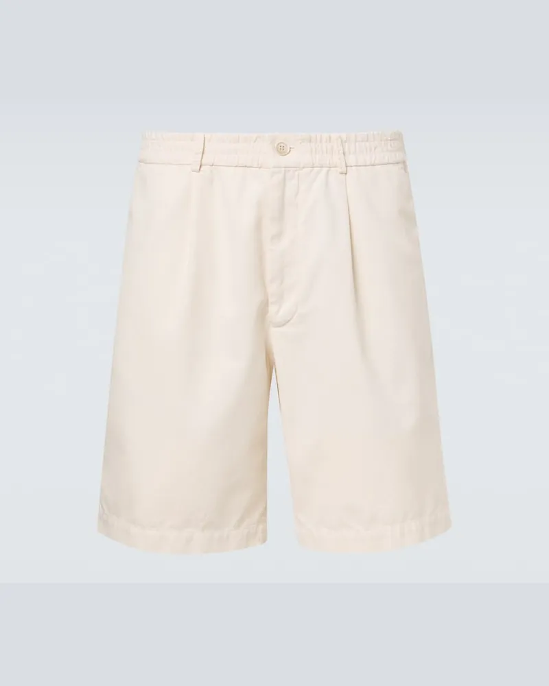 Brunello Cucinelli Shorts in cotone Bianco