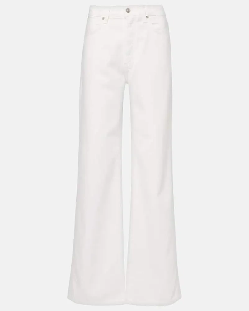 Citizens of humanity Jeans Annina a gamba larga e vita alta Bianco
