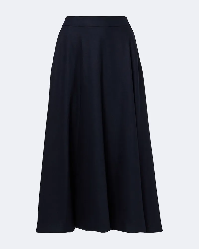 Max Mara Gonna midi in lana Blu