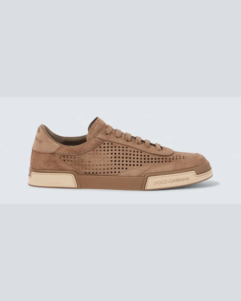 Dolce & Gabbana Sneakers Portofino Yacht in suede Marrone