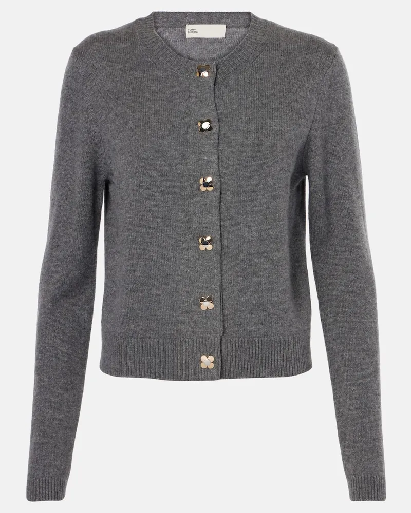 Tory Burch Cardigan in cashmere Grigio