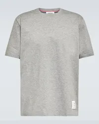 Thom Browne T-shirt in cotone Grigio