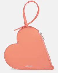 Jil Sander Pochette in pelle Rosa