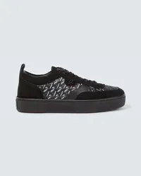 Christian Louboutin Sneakers Happyrui con suede Nero