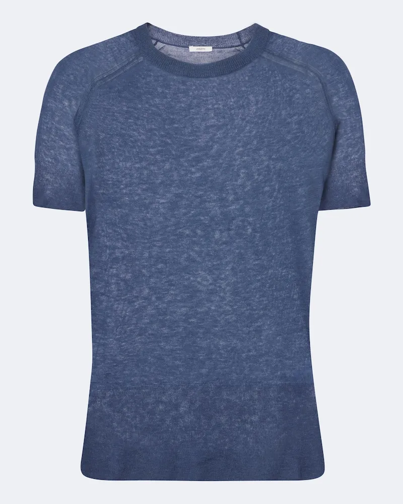 Joseph Pullover Poena in cashmere Blu