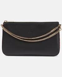 Christian Louboutin Clutch Loubila in pelle Nero