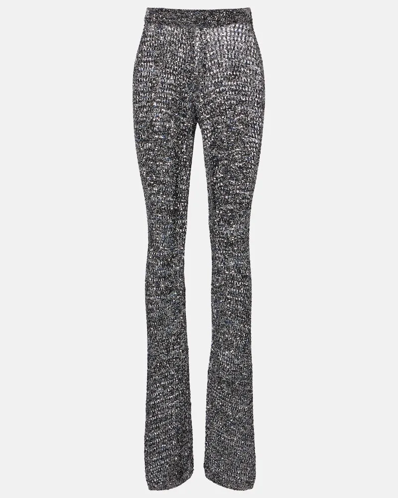 Missoni Pantaloni con lamÃ© con paillettes Argento
