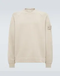 Stone Island Ghost - Felpa Compass in jersey Beige