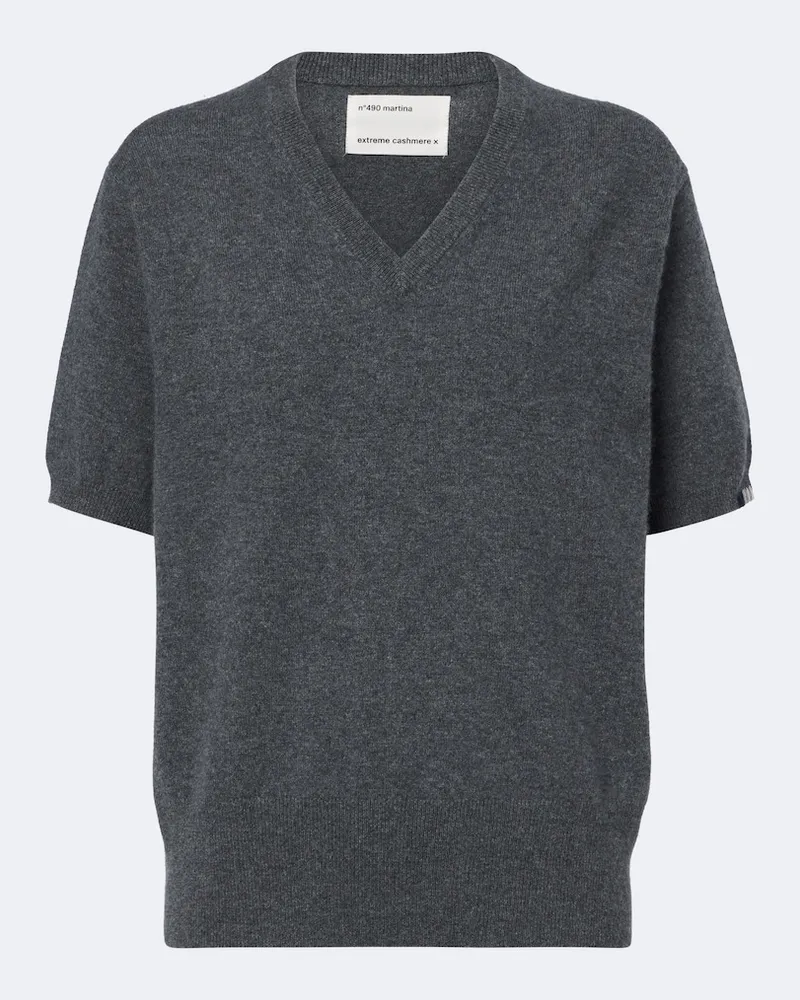 extreme cashmere Pullover N°490 Martina in misto cashmere Grigio