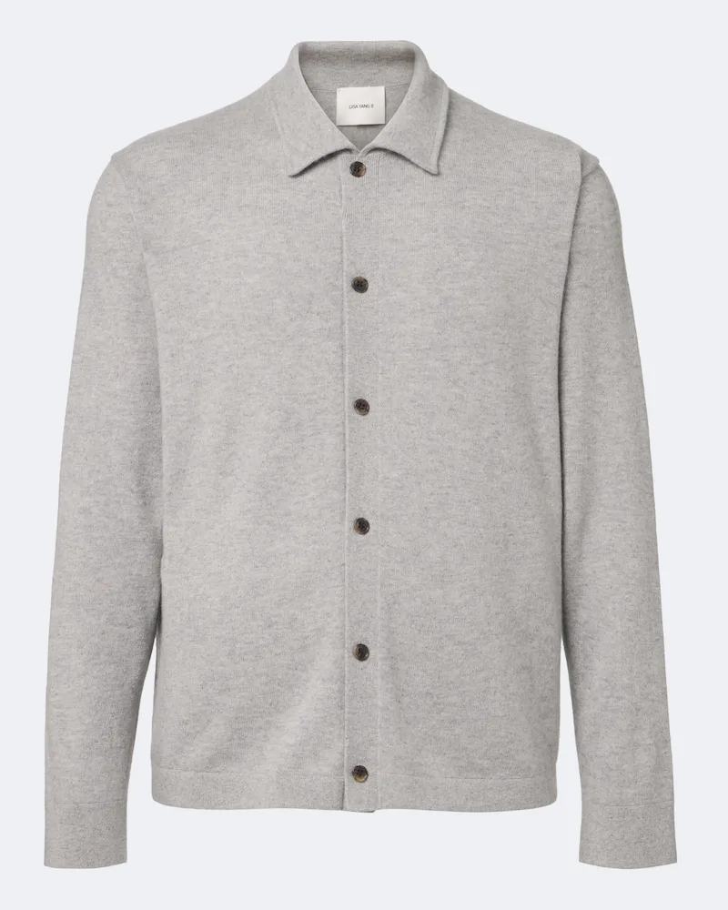 Lisa Yang Cardigan Zaid in cashmere Grigio
