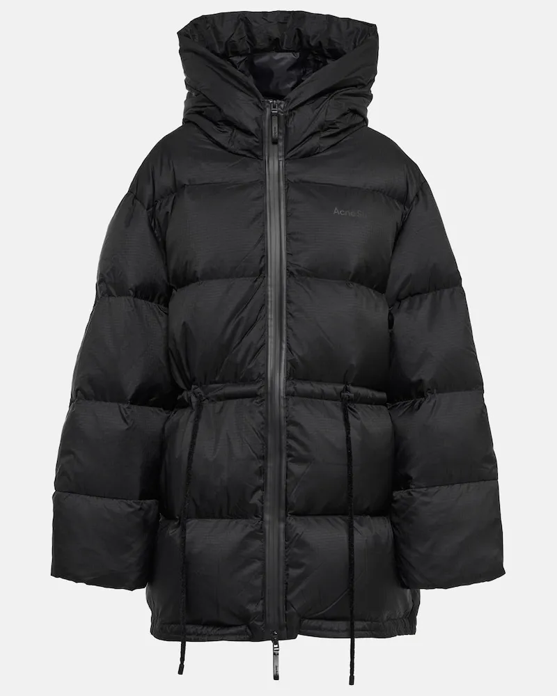 Acne Studios Piumino con cappuccio Nero