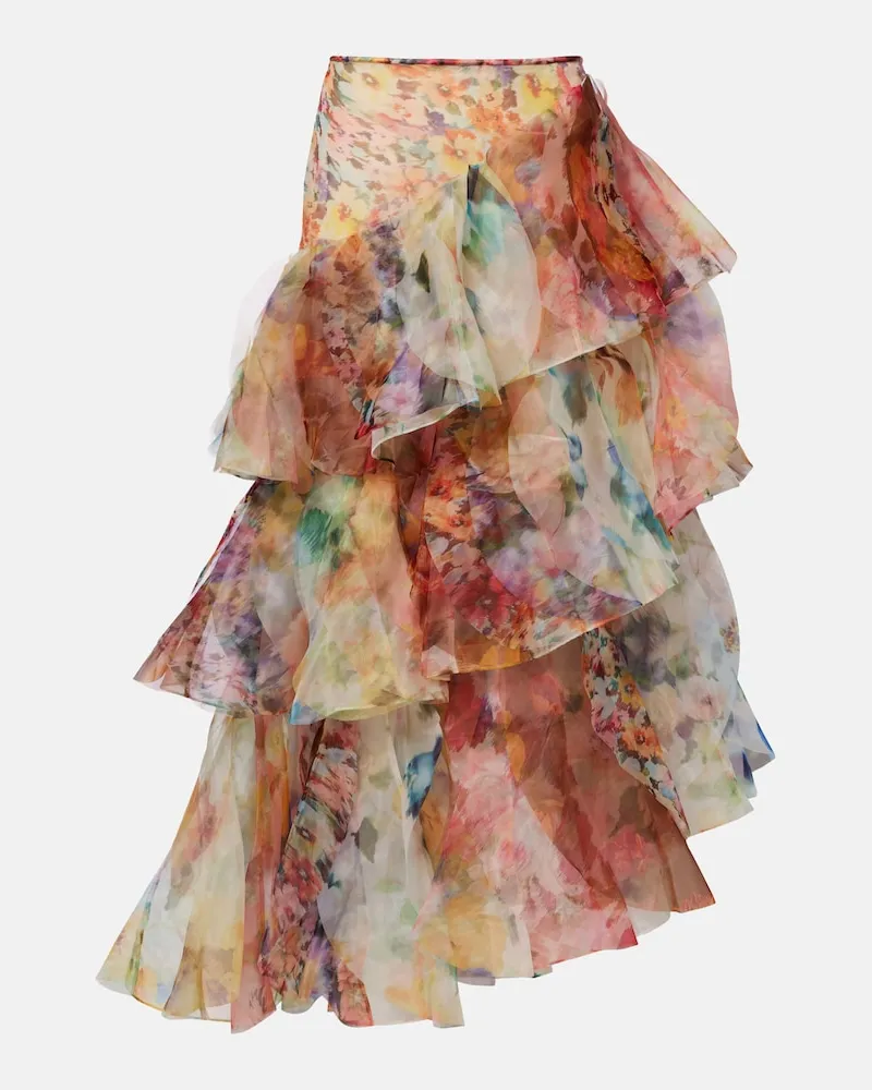 Zimmermann Gonna lunga Luna con stampa floreale Multicolore