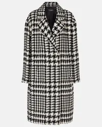 Dolce & Gabbana Cappotto oversize pied-de-poule Bianco