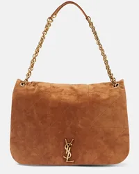 Saint Laurent Borsa a spalla Jamie 4.3 in suede Marrone